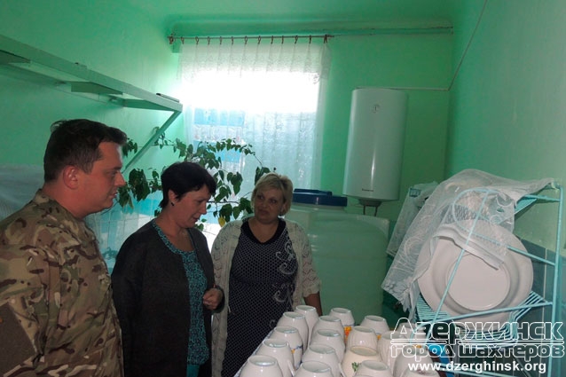 Визит руководителей города к объектам социальной сферы пгт Щербиновка и пгт Новгородское