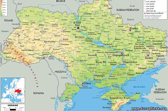 Украина в сфере построения инфраструктуры геопространственных данных вводит стандарты ЕС