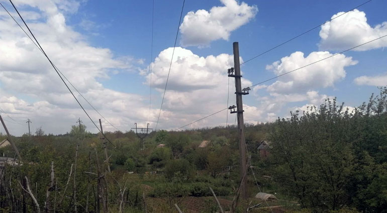 В Донецкой области ДТЭК возобновил электроснабжение более 12 тысяч домохозяйств