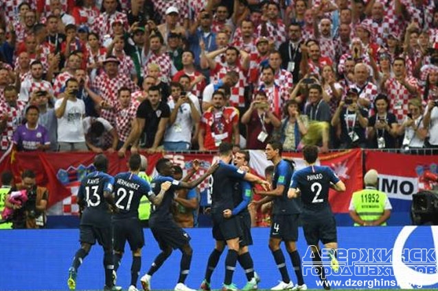 Франция выиграла чемпионат мира, победив Хорватию