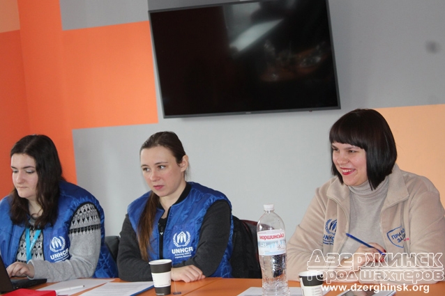 В Торецке прошла встреча с благотворительным фондом «Право на защиту»