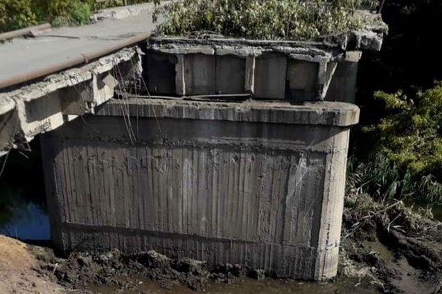 В пгт Щербиновка будет восстановлен мост через реку Кривой Торец