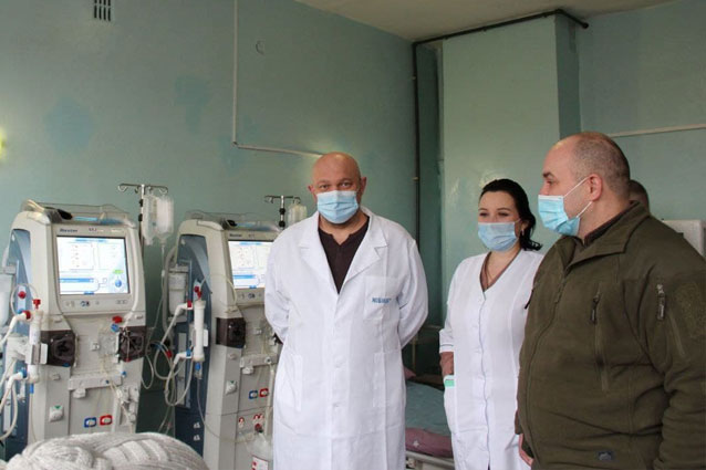 В Торецкой Центральной городской больнице открылось отделение для гемодиализа