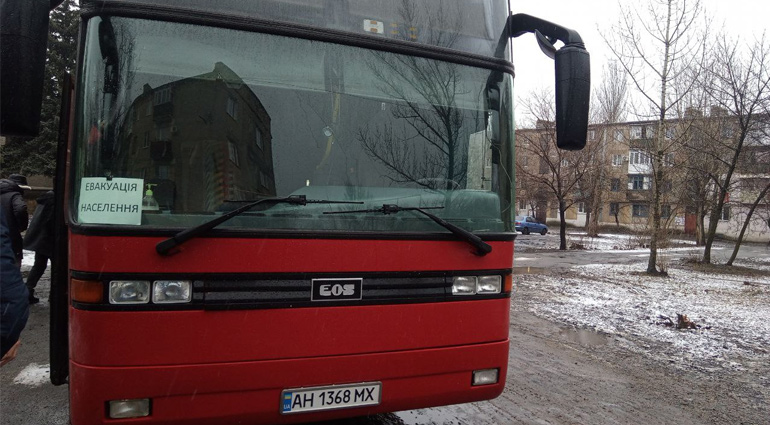 Запись на эвакуационный автобус Торецк-Днепр на 5 мая 2022 года
