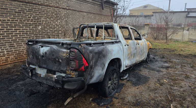 В Краматорске арестован мужчина за поджог автомобиля ВСУ