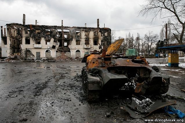Украинские военные покинули Углегорск