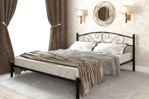 Двуспальные металлические кровати от интернет-магазина «VITO»